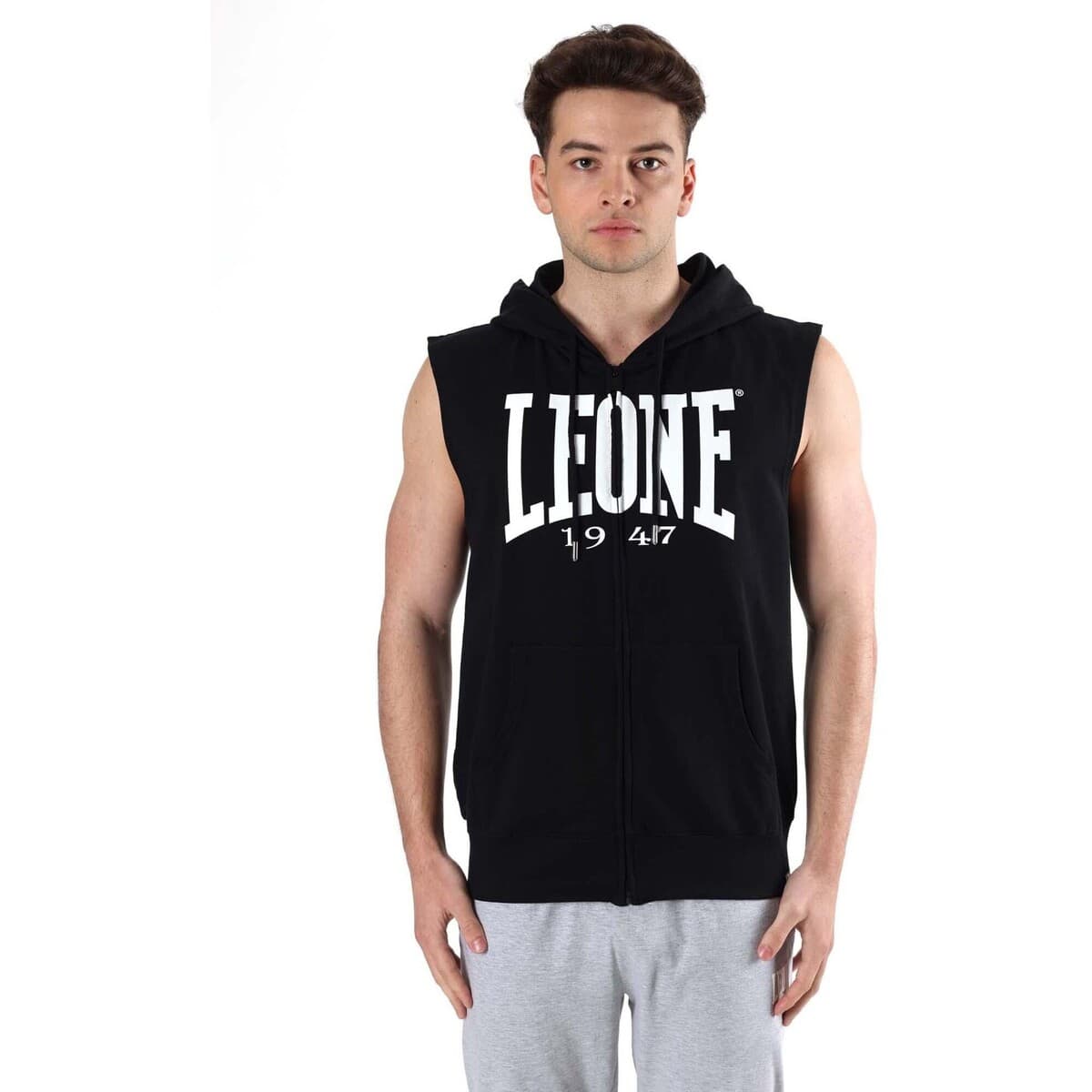 T-shirt με κουκούλα Leone 1947 Man Hoody Sleeveless Big Logo