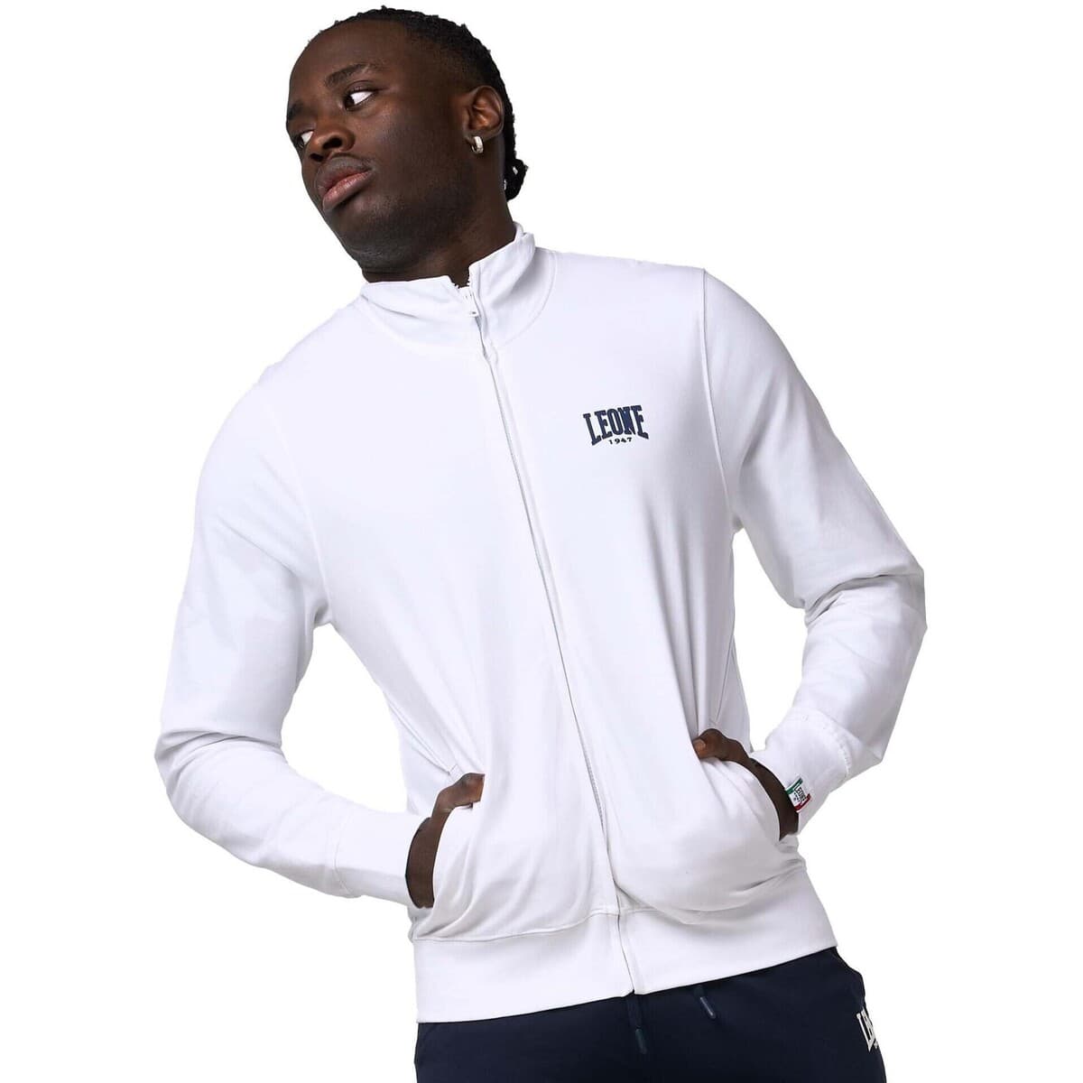 Men's Cardigans Leone 1947 White