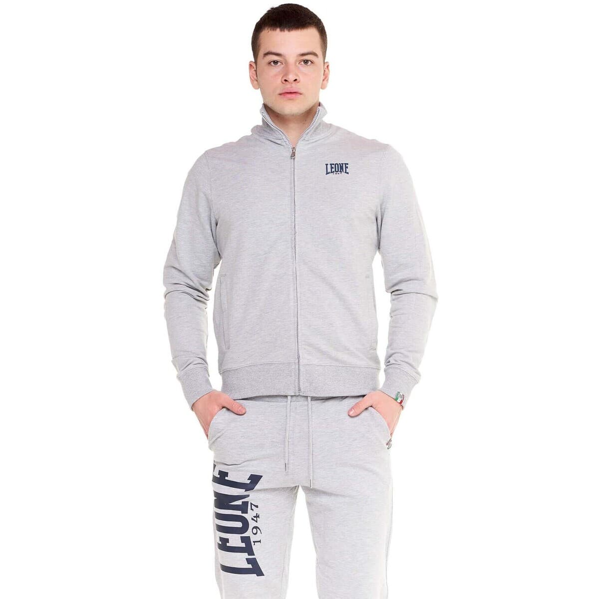 Men's Cardigans Leone 1947 Gray