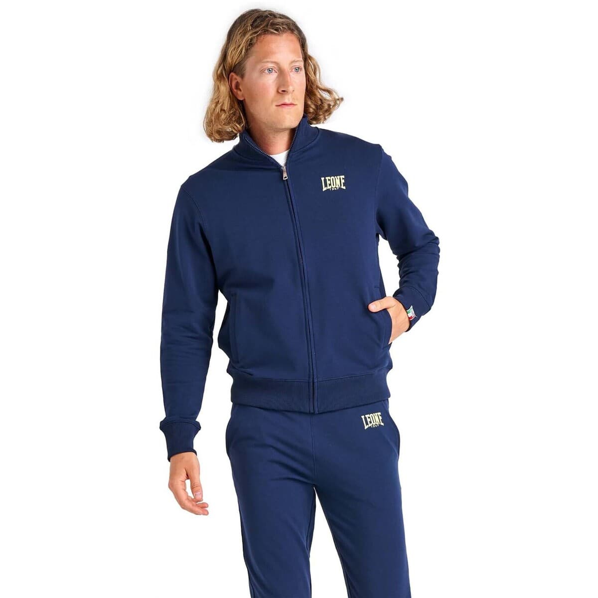 T-shirt με κουκούλα Leone 1947 Man High Collar Small Logo