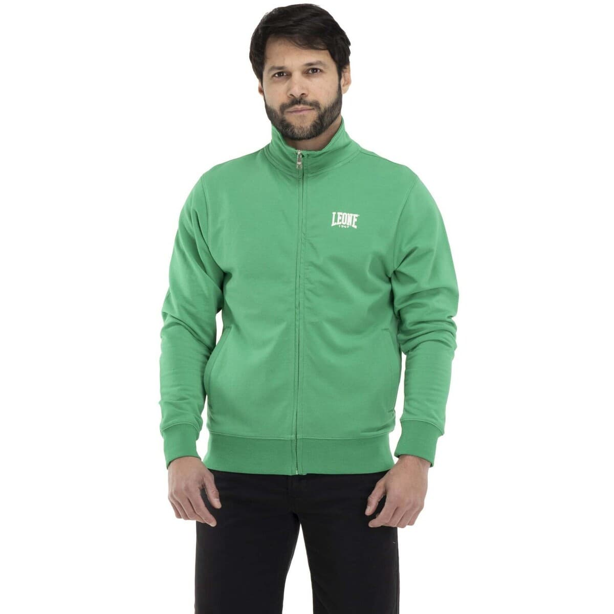 Ζακέτα Leone 1947 Man High Collar Small Logo