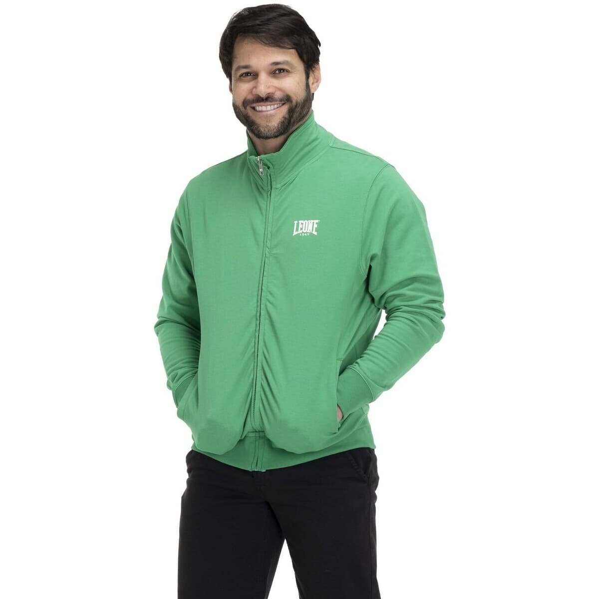 Men's Cardigans Leone 1947 Green