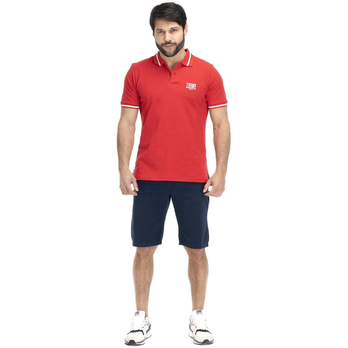 Men's Polo Shirts Leone 1947 Red