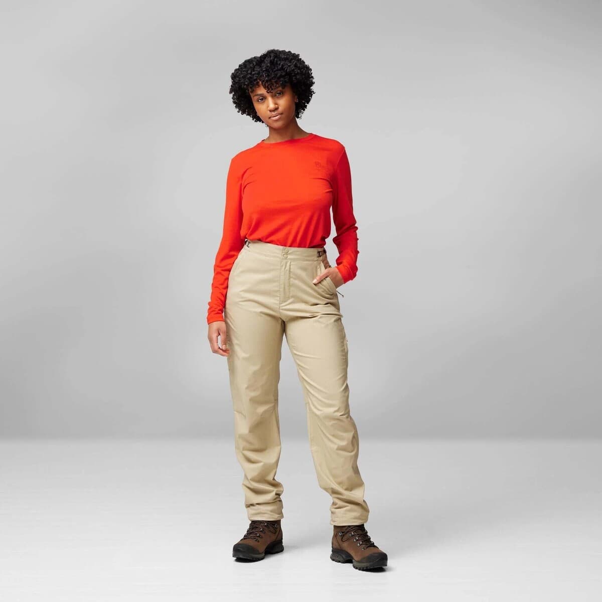 Women's Pants Fjallraven Brown