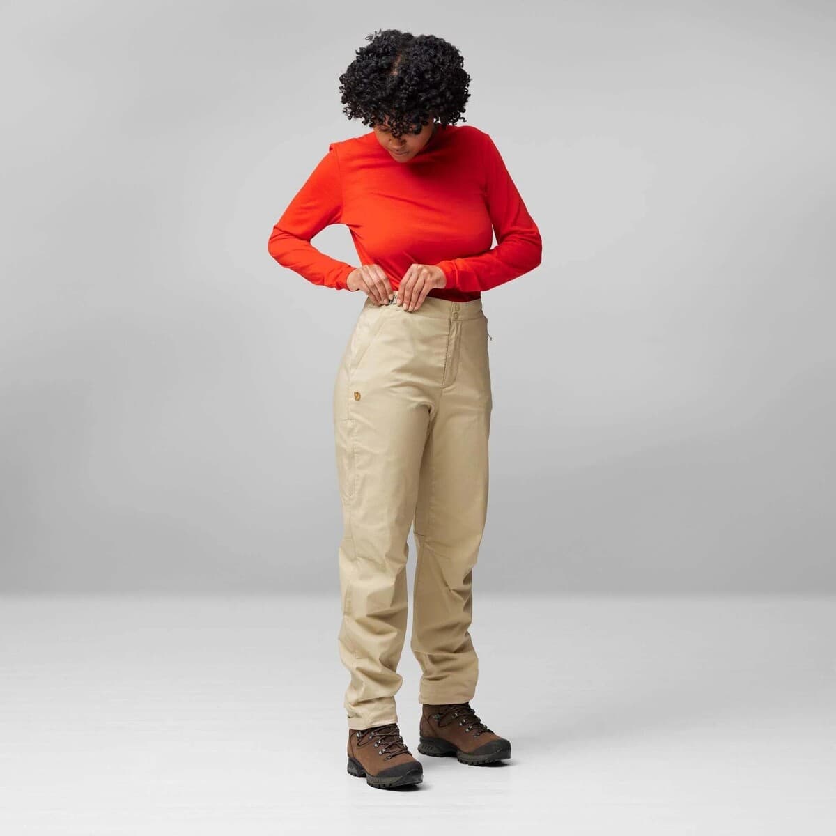 Women's Pants Fjallraven Brown