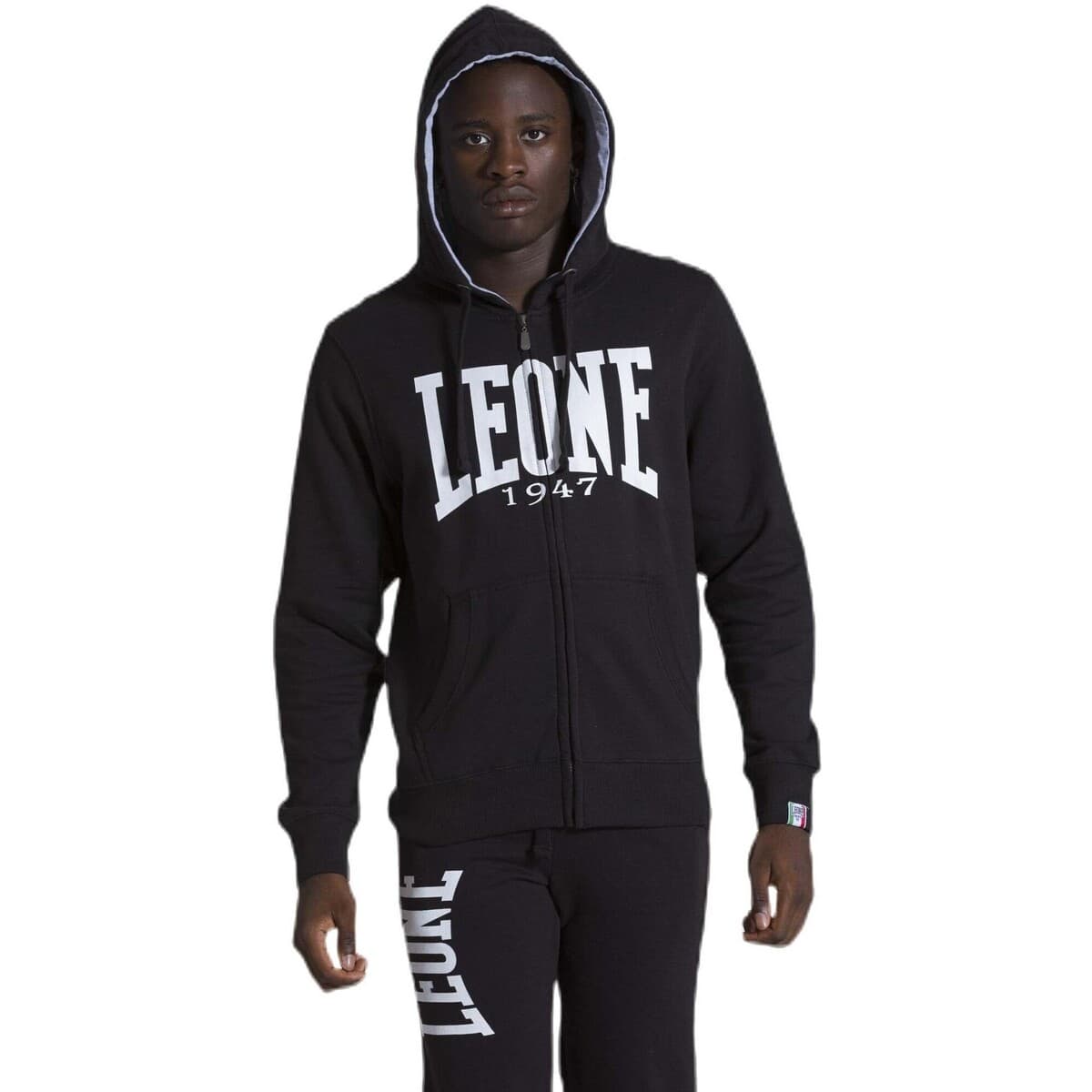 T-shirt με κουκούλα Leone 1947 Man Fleece Hoody Zipped