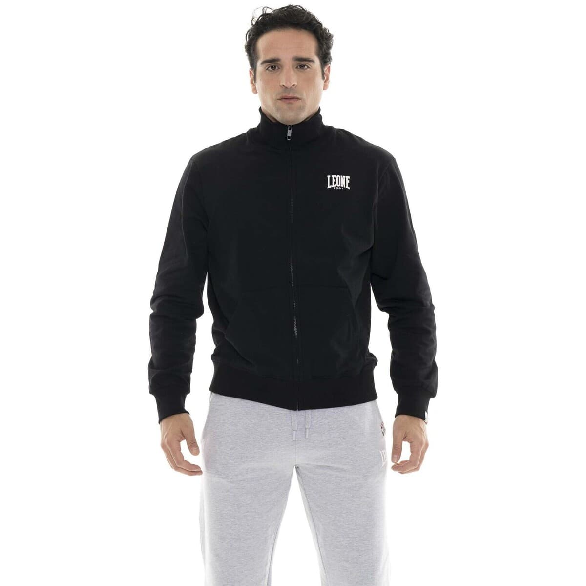 Men's Cardigans Leone 1947 Black