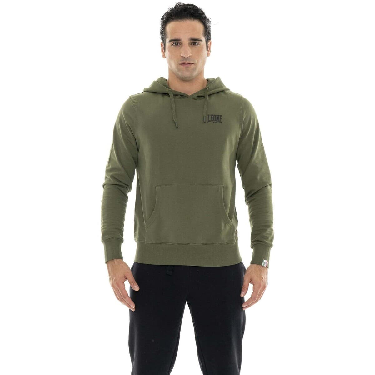 T-shirt με κουκούλα Leone 1947 Man Hoody Small Logo