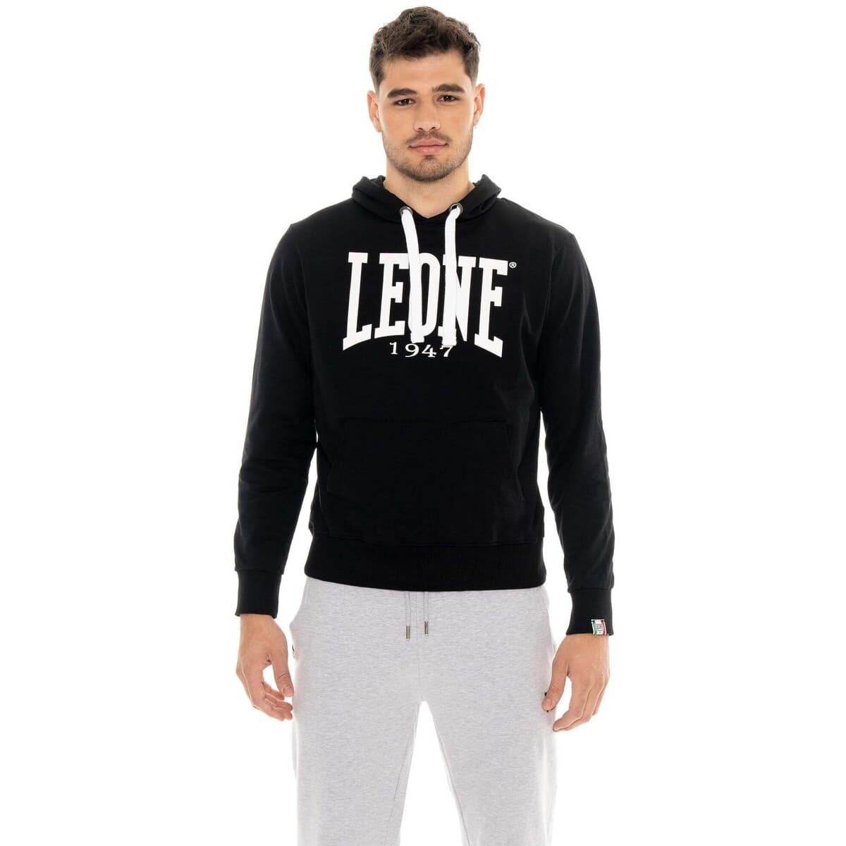 T-shirt με κουκούλα Leone 1947 Man Hoody Big Logo