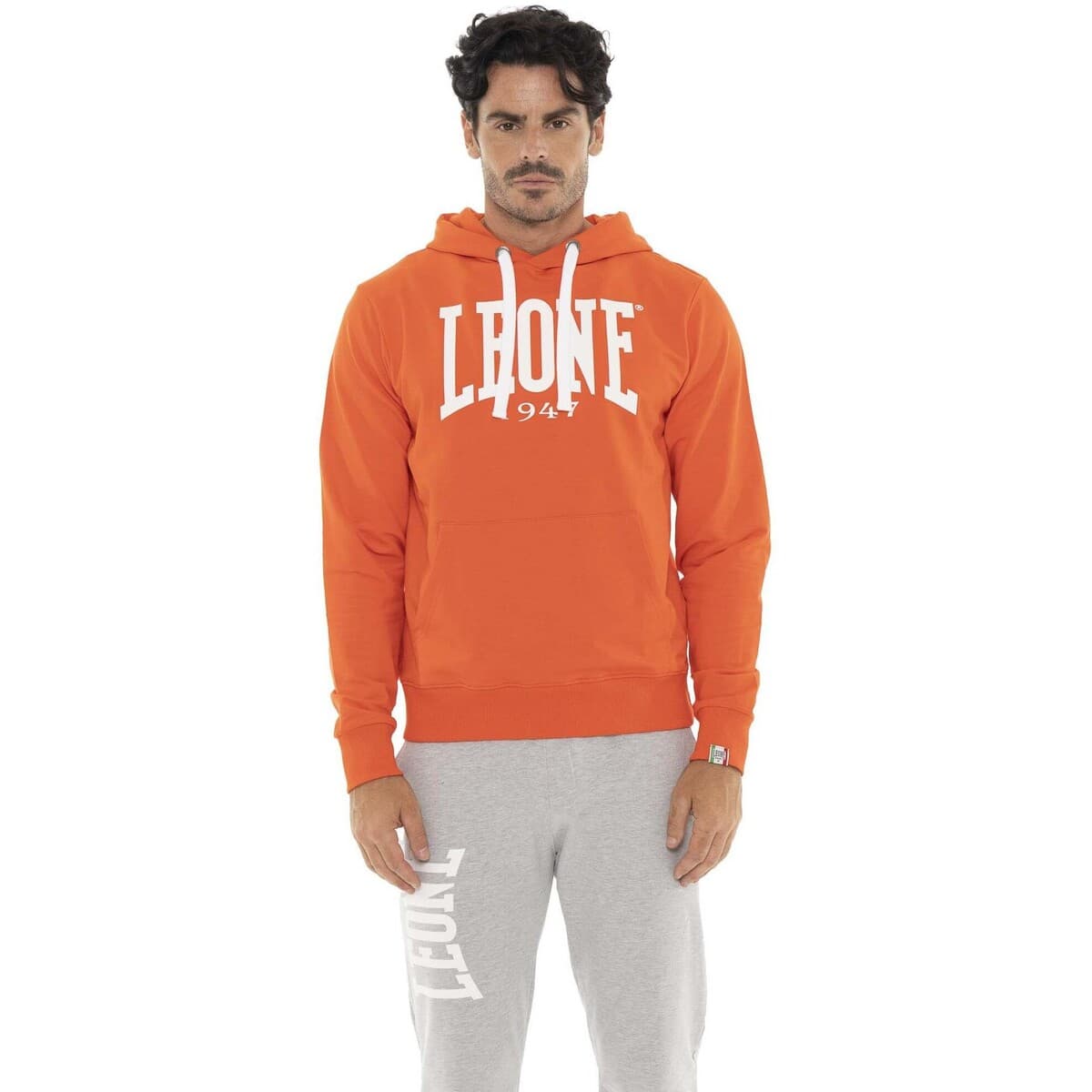 T-shirt με κουκούλα Leone 1947 Man Hoody Big Logo