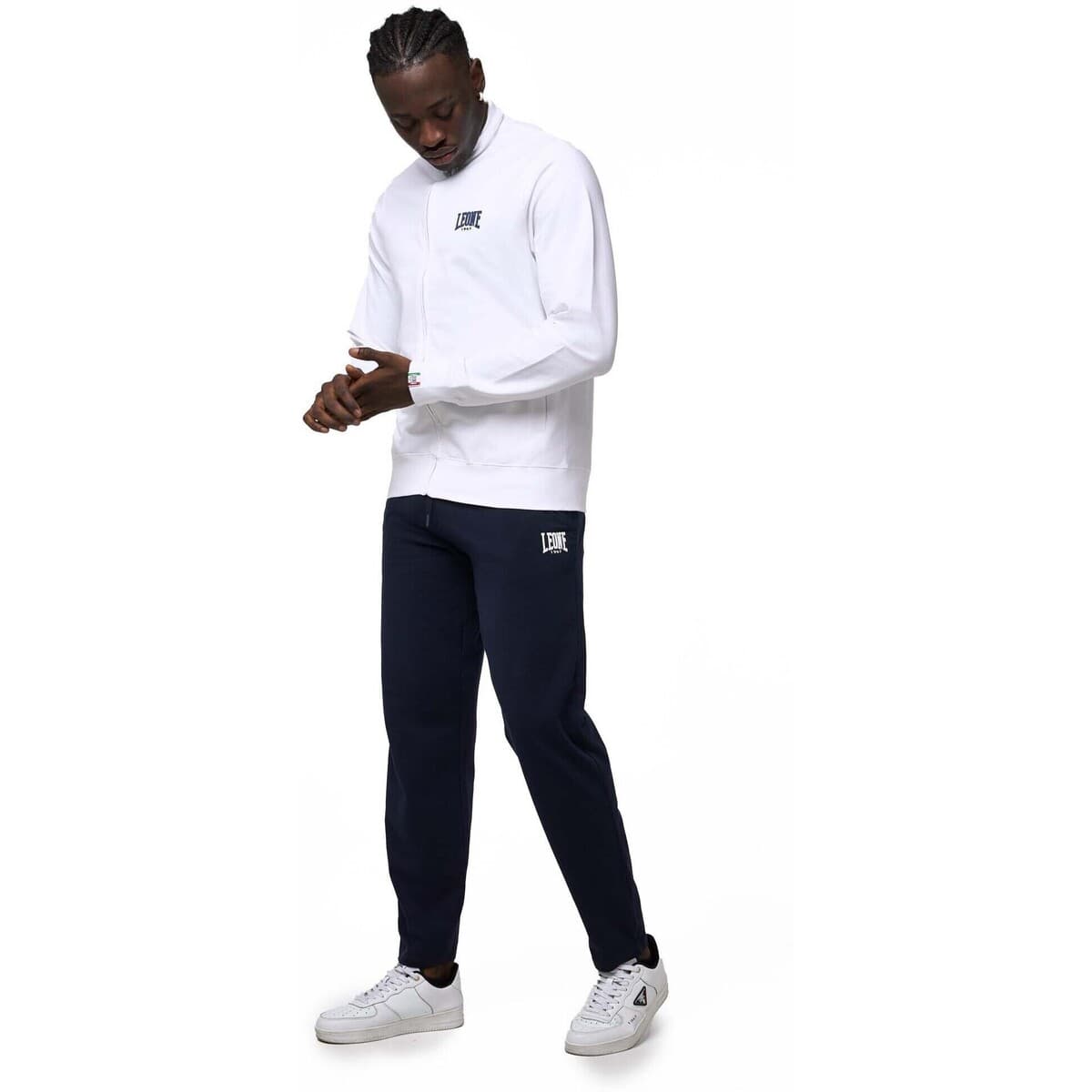 Men's Cardigans Leone 1947 White