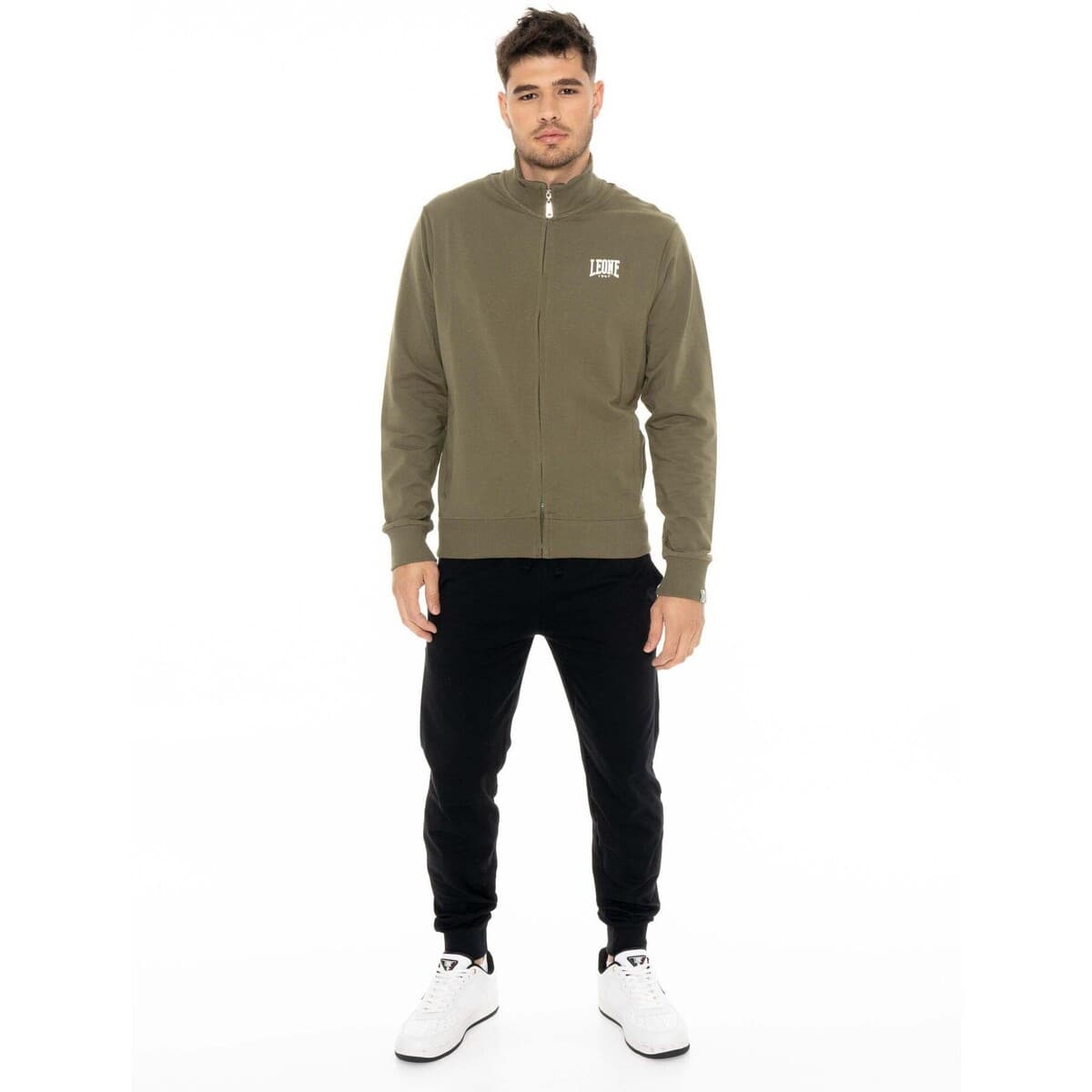 Men's Cardigans Leone 1947 Green