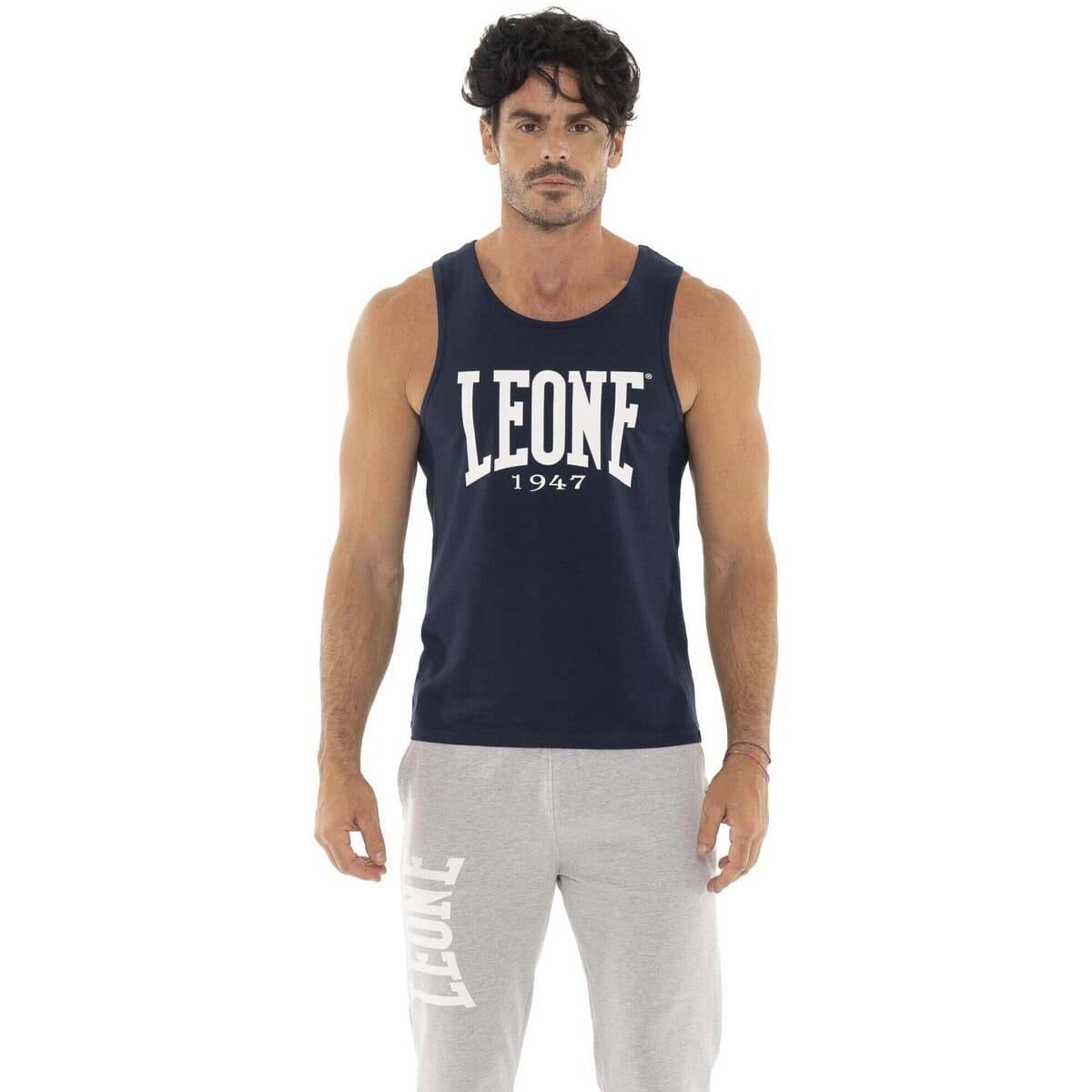 Αμάνικα/T-shirts χωρίς μανίκια Leone 1947 Man Tank Big Logo