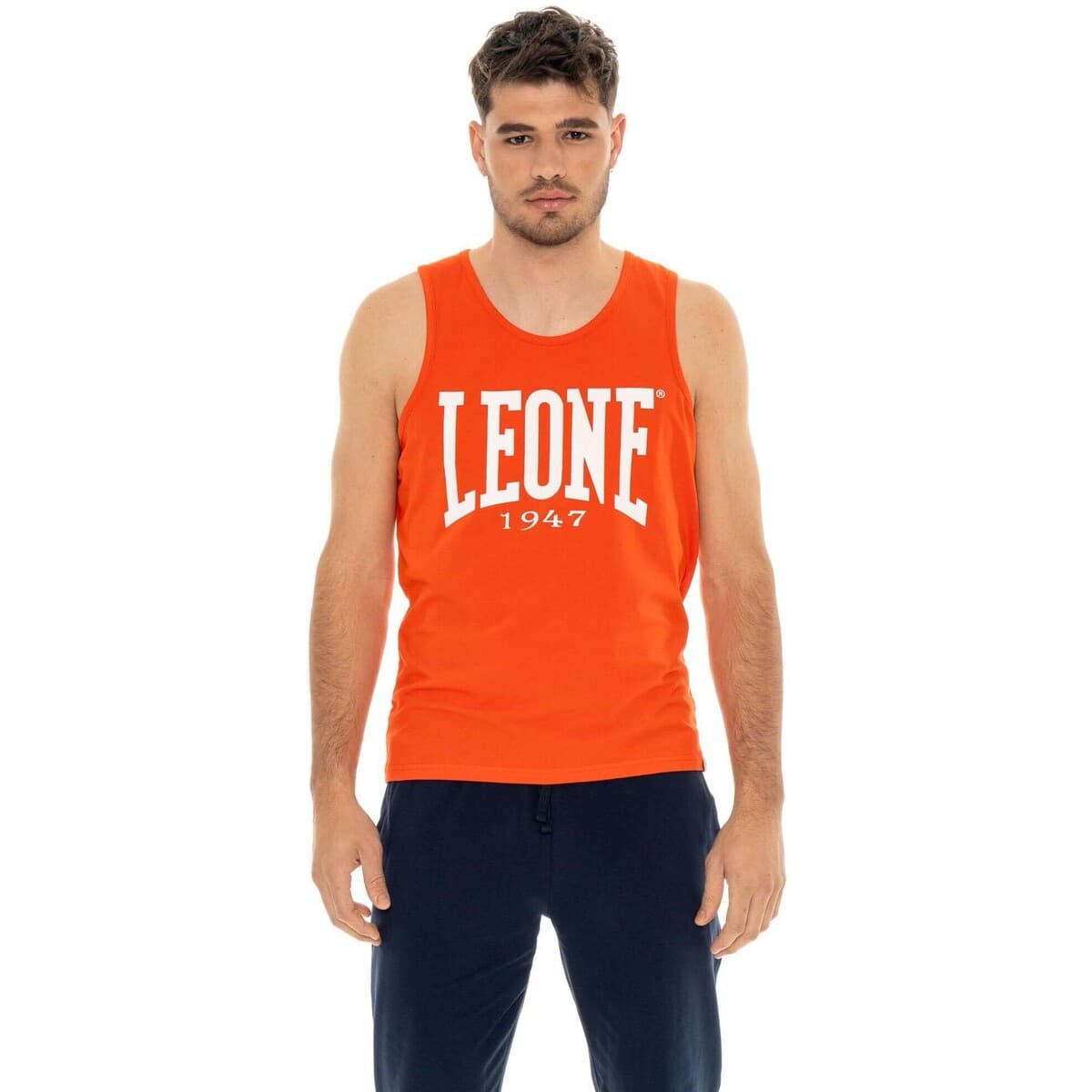 Αμάνικα/T-shirts χωρίς μανίκια Leone 1947 Man Tank Big Logo