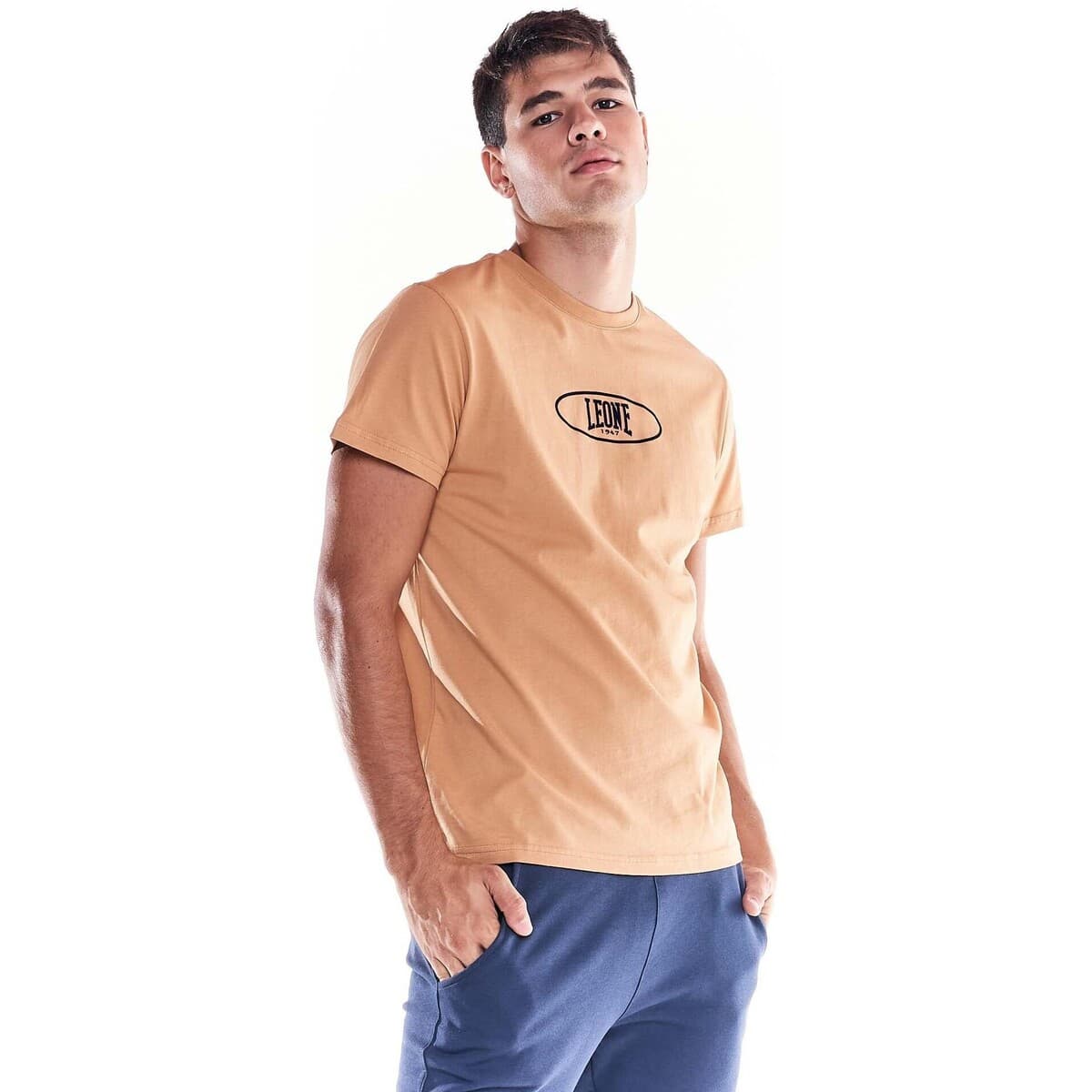 Men's T-Shirts Leone 1947 Brown
