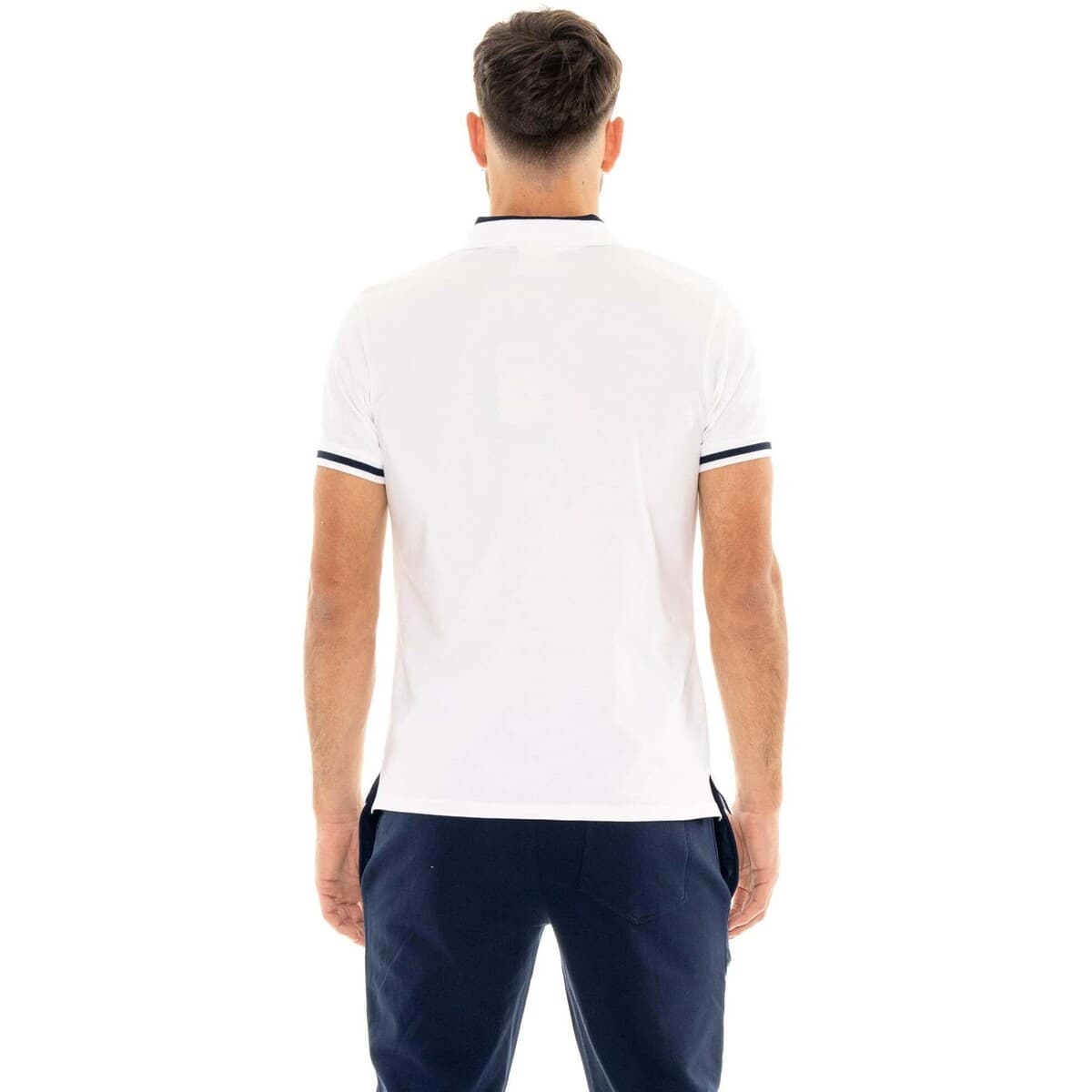 Men's Polo Shirts Leone 1947 White