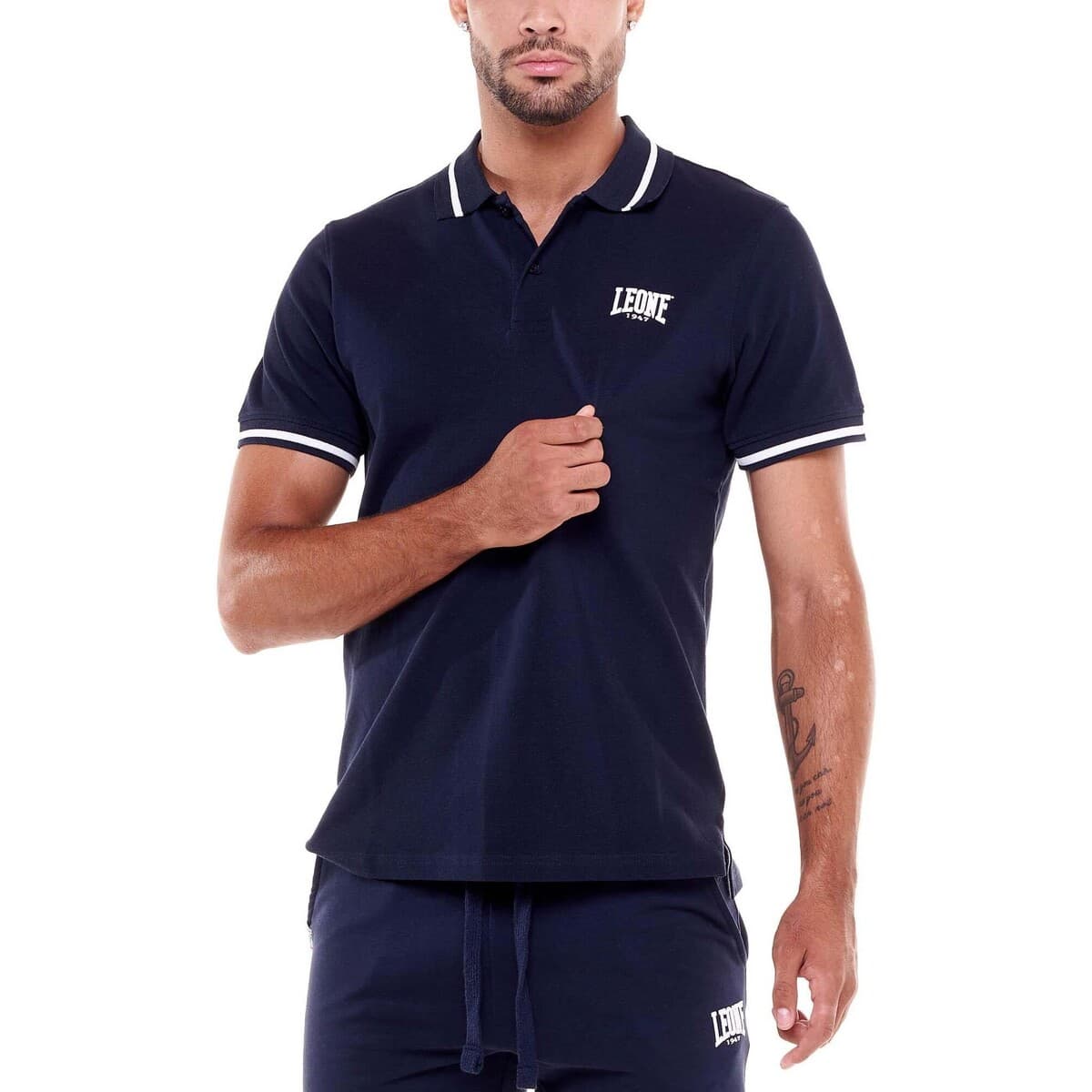 Men's Polo Shirts Leone 1947 Blue