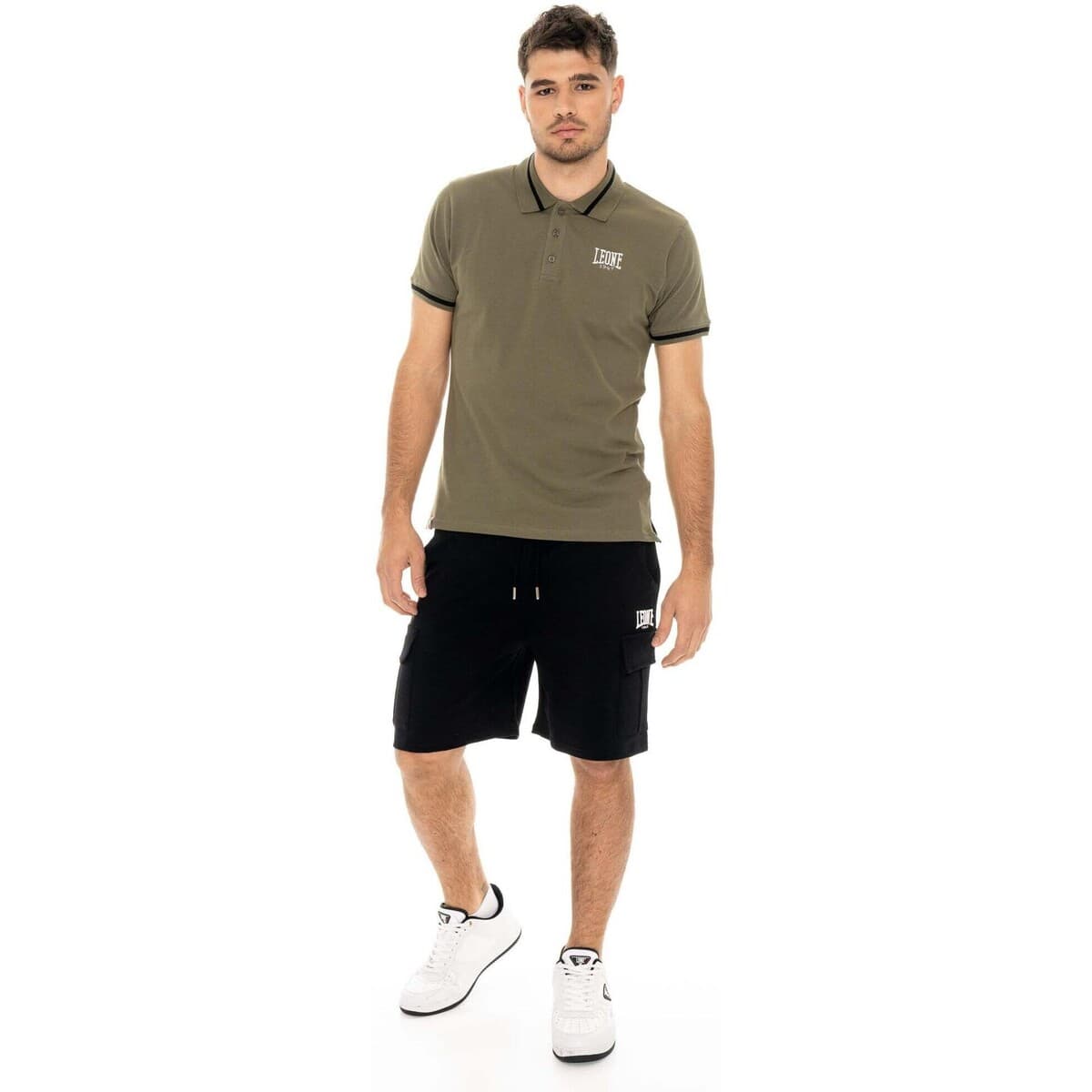 Men's Polo Shirts Leone 1947 Green