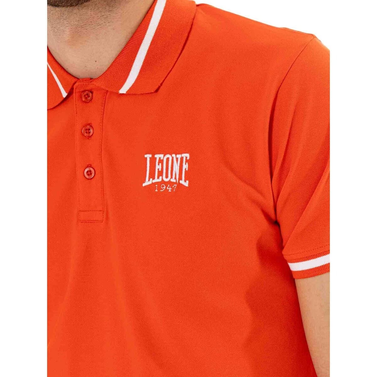 Men's Polo Shirts Leone 1947 Orange