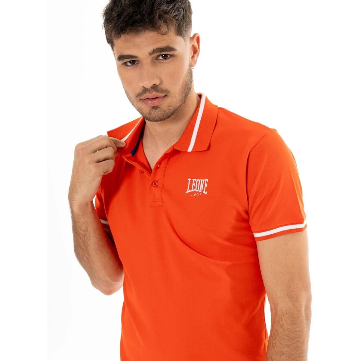Men's Polo Shirts Leone 1947 Orange