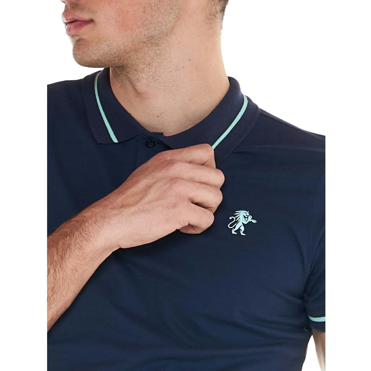 Men's Polo Shirts Leone 1947 Blue