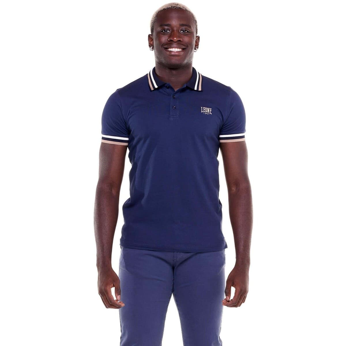 Men's Polo Shirts Leone 1947 Blue