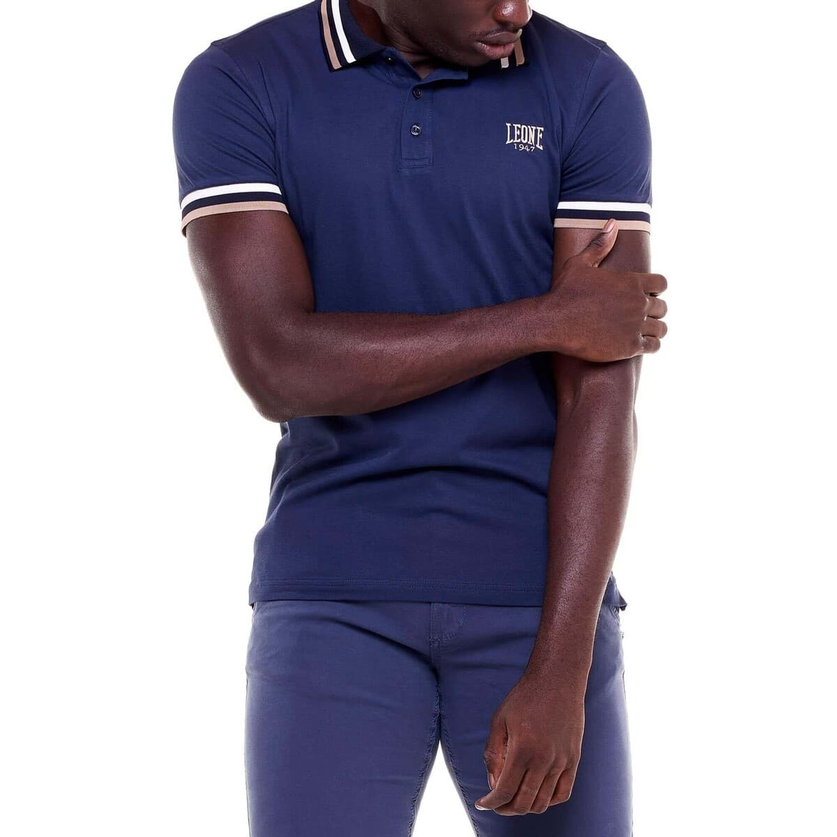 Men's Polo Shirts Leone 1947 Blue