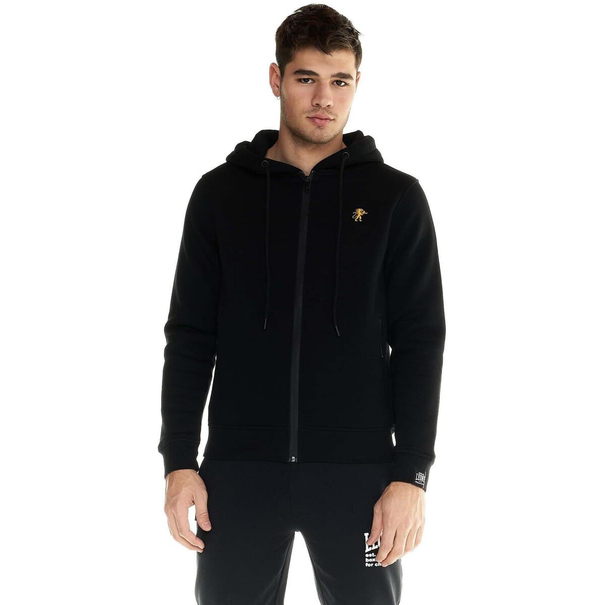 T-shirt με κουκούλα Leone 1947 Man Hoody Full Zip Lion 1947