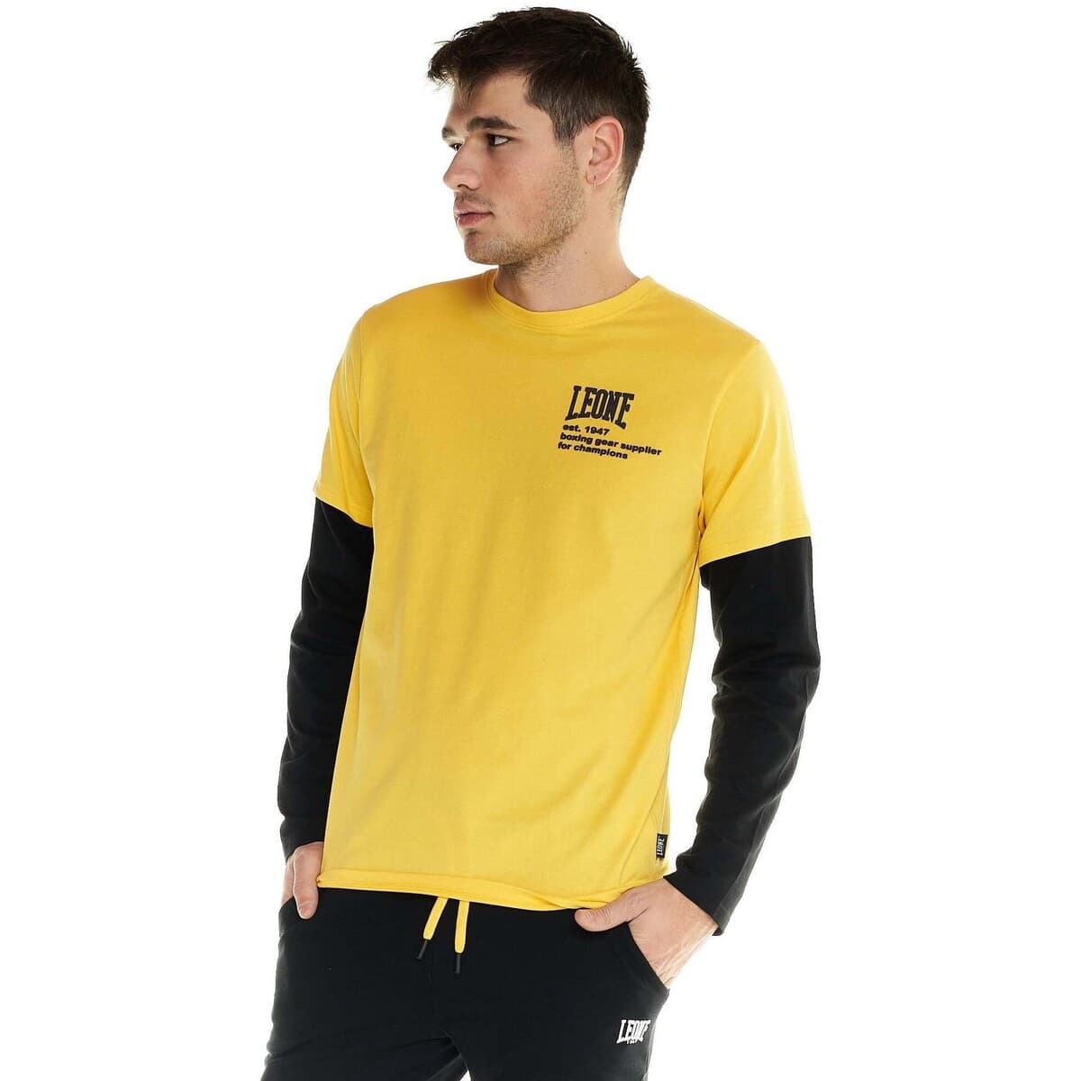 Men's T-Shirts Leone 1947 Yellow