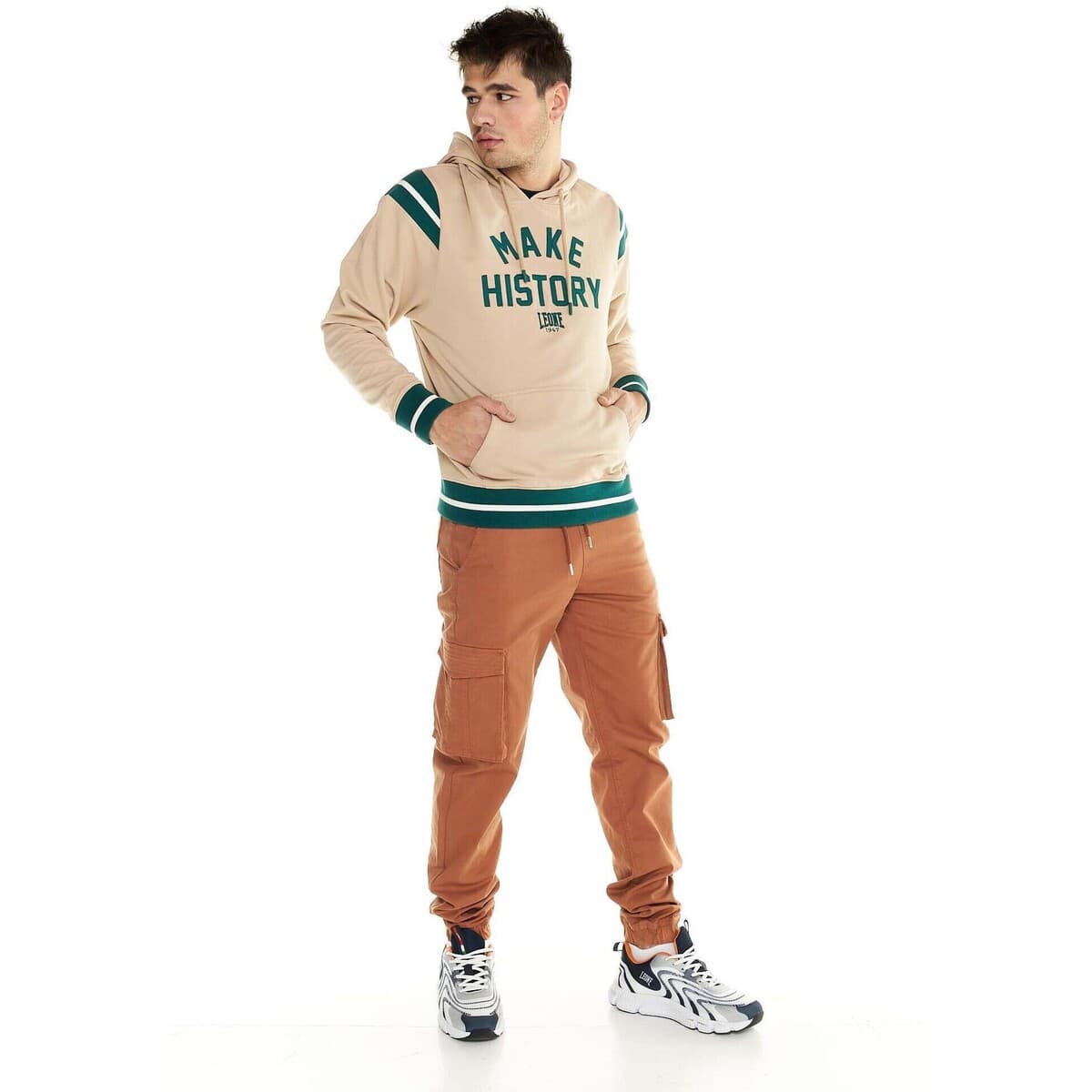 Men's Sweatshirts Leone 1947 Beige