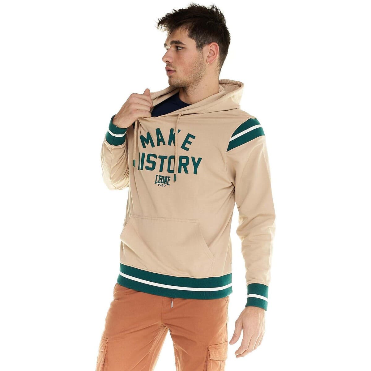 Men's Sweatshirts Leone 1947 Beige