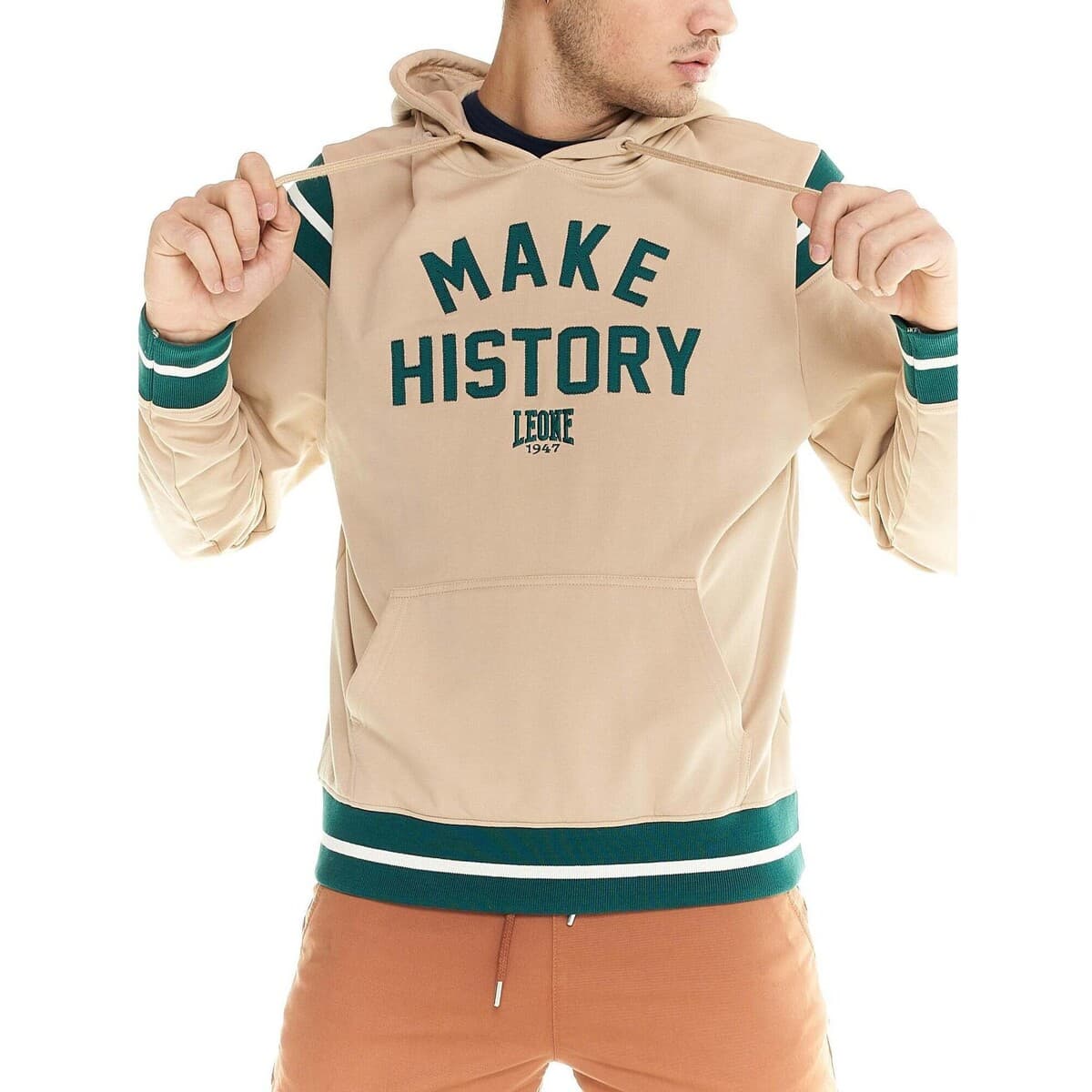 Men's Sweatshirts Leone 1947 Beige