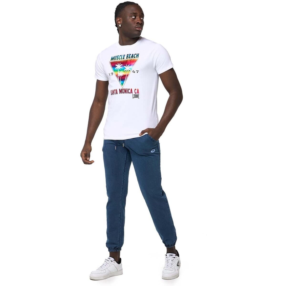 Men's T-Shirts Leone 1947 White