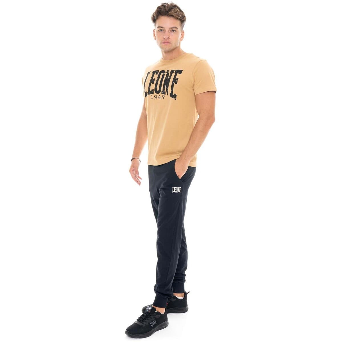 Men's T-Shirts Leone 1947 Brown