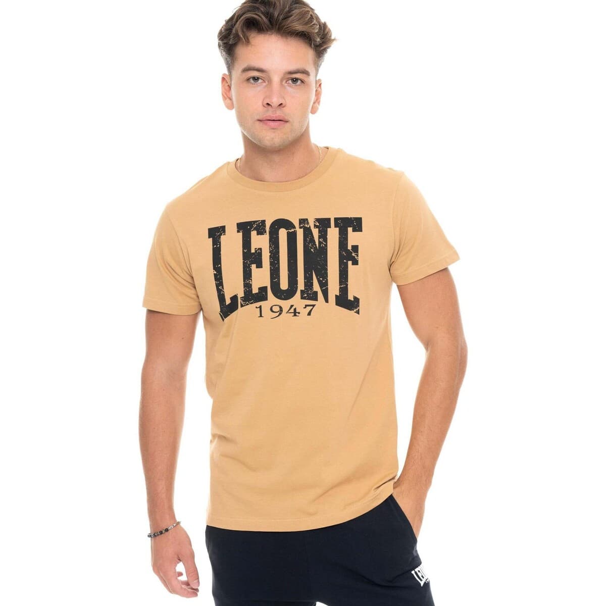 Men's T-Shirts Leone 1947 Brown