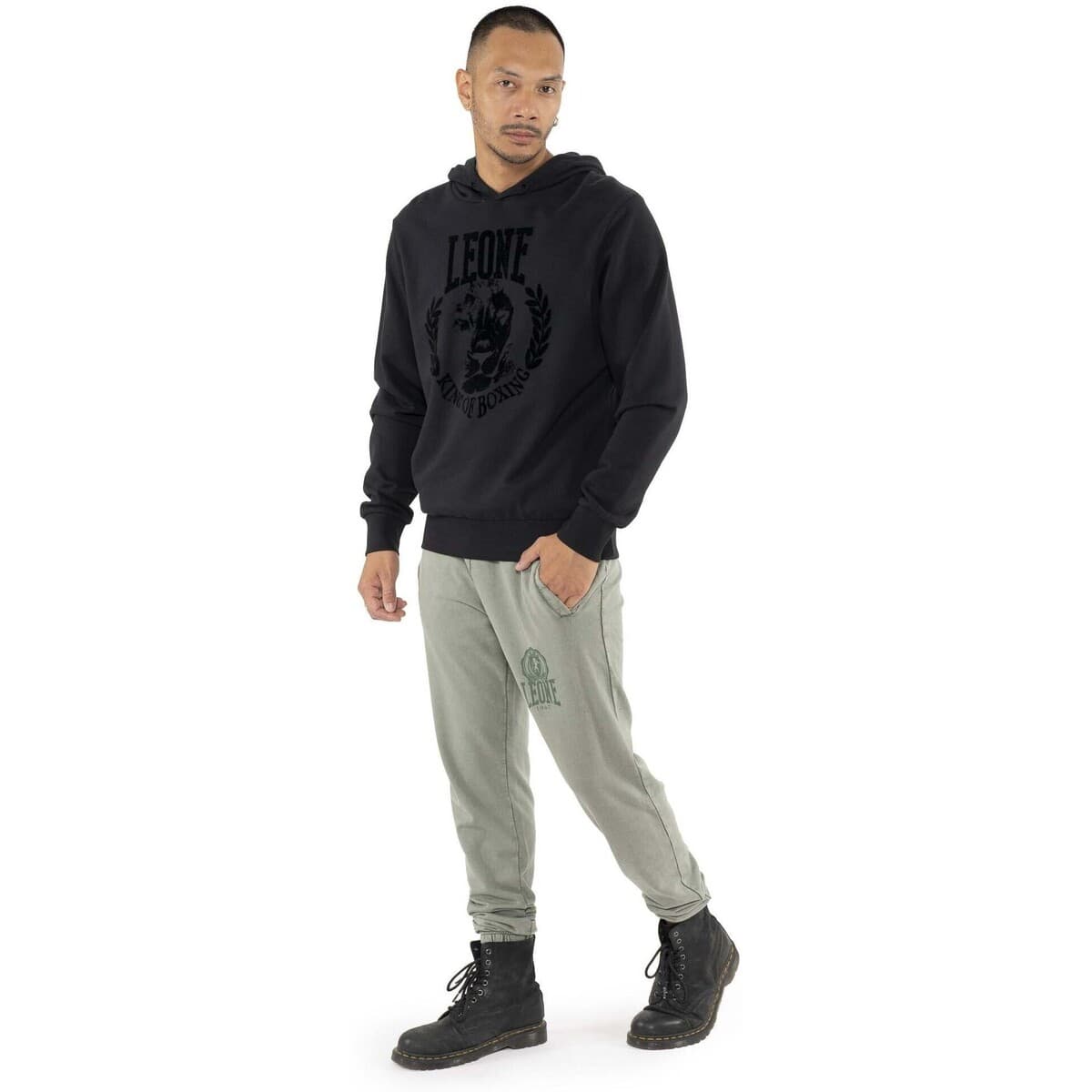 Men's Sweatshirts Leone 1947 Black