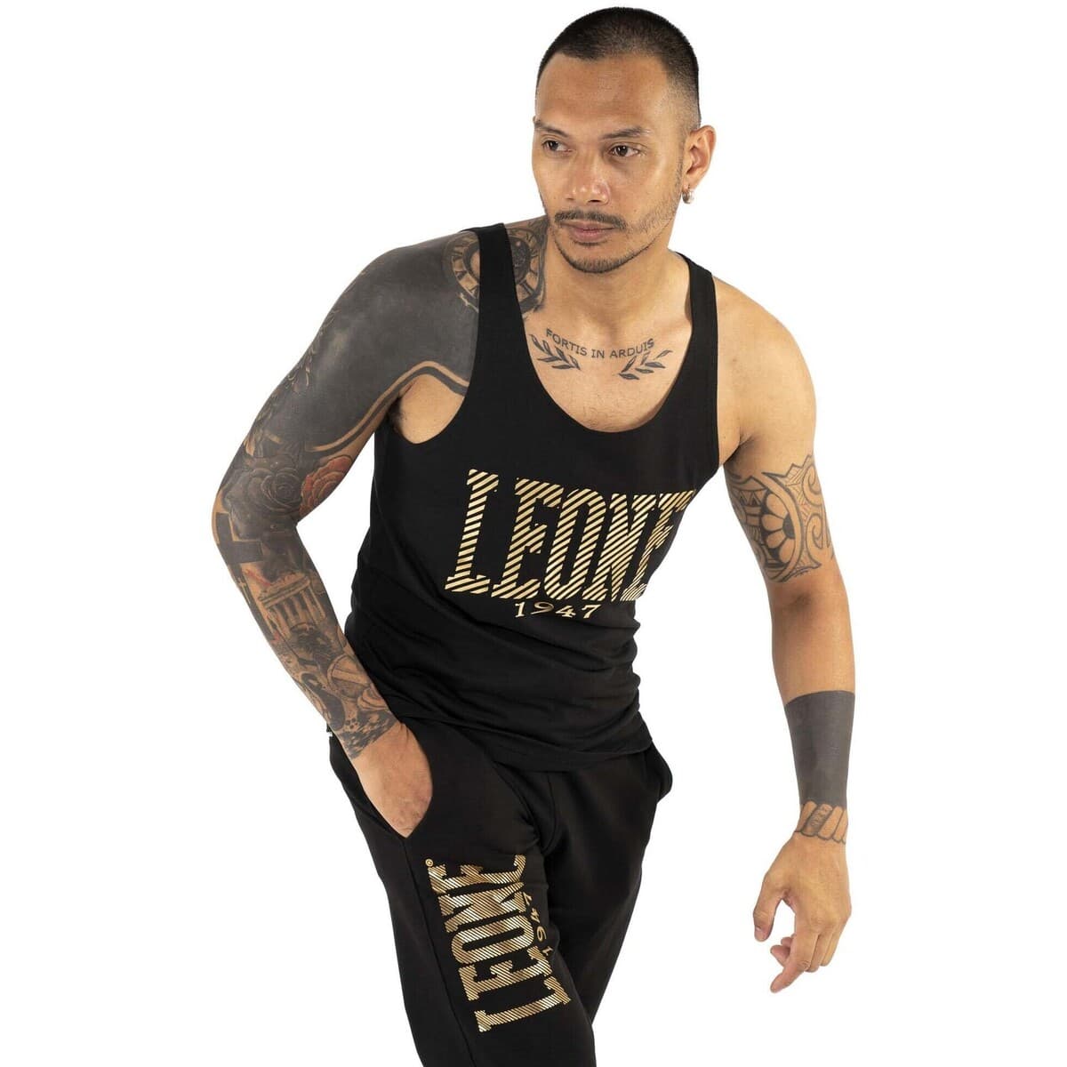 Men's T-Shirts Leone 1947 Black