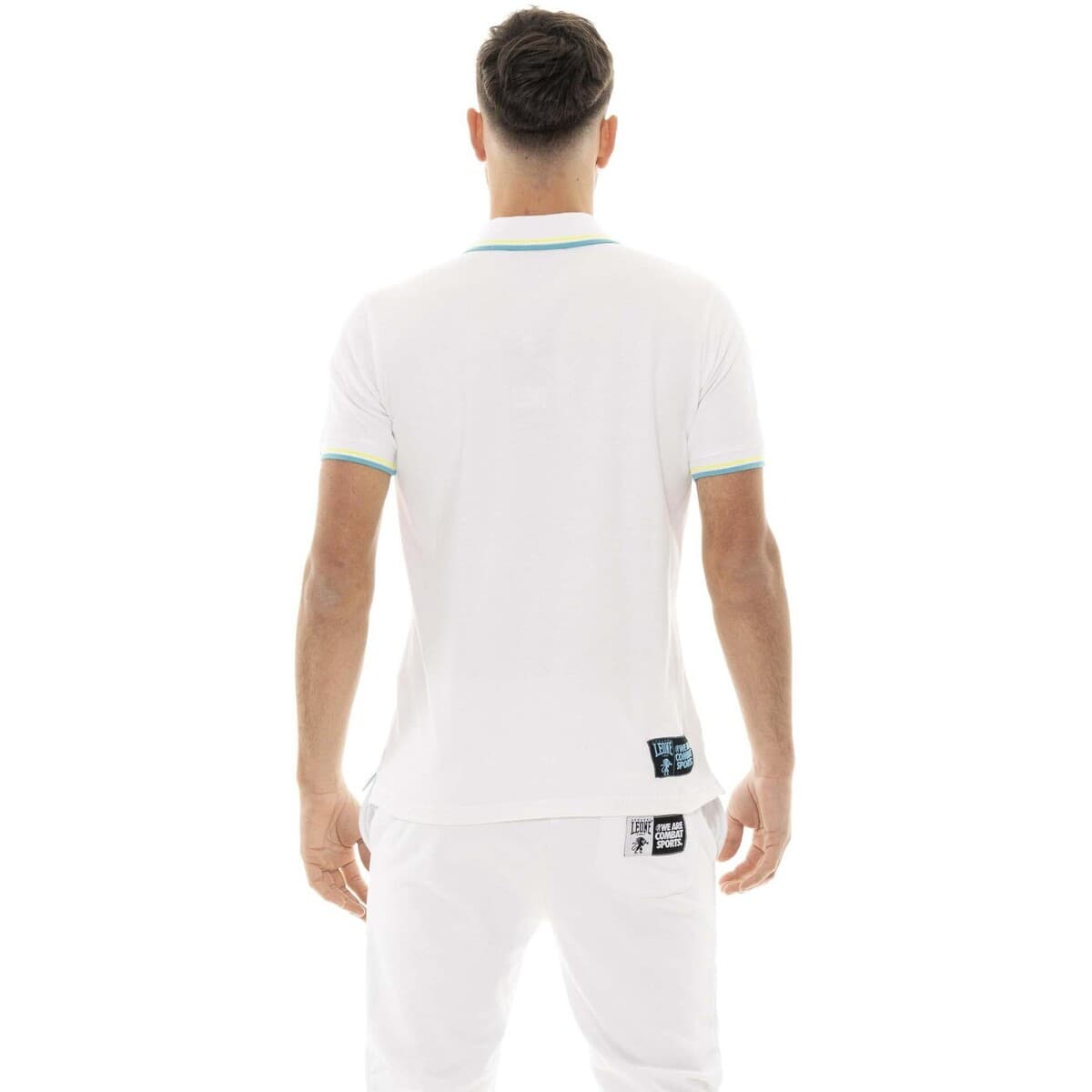 Men's Polo Shirts Leone 1947 White