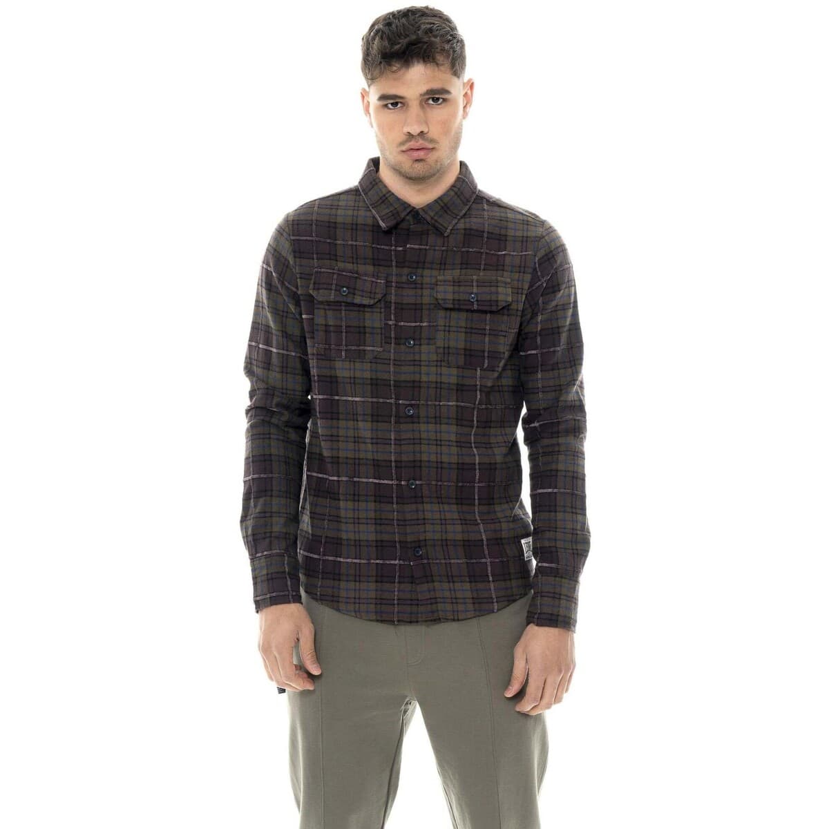 Πουκάμισο με μακριά μανίκια Leone 1947 Man Shirt Vintage Dept.