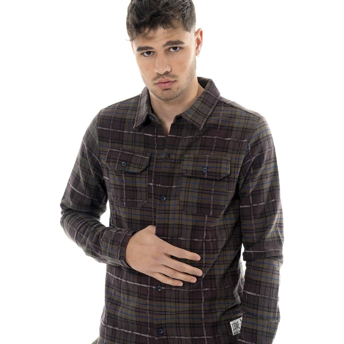 Men's Shirts Leone 1947 Green