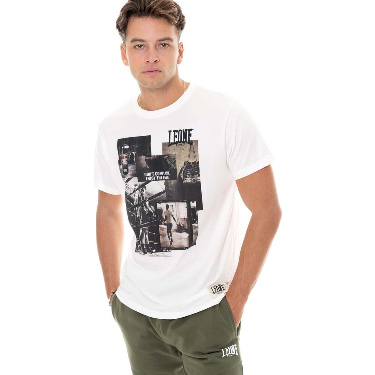Men's T-Shirts Leone 1947 White