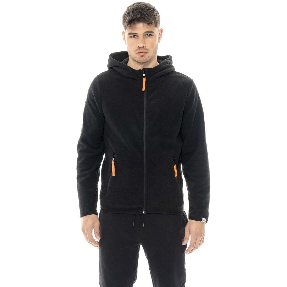 T-shirt με κουκούλα Leone 1947 Man Full Zip Polar