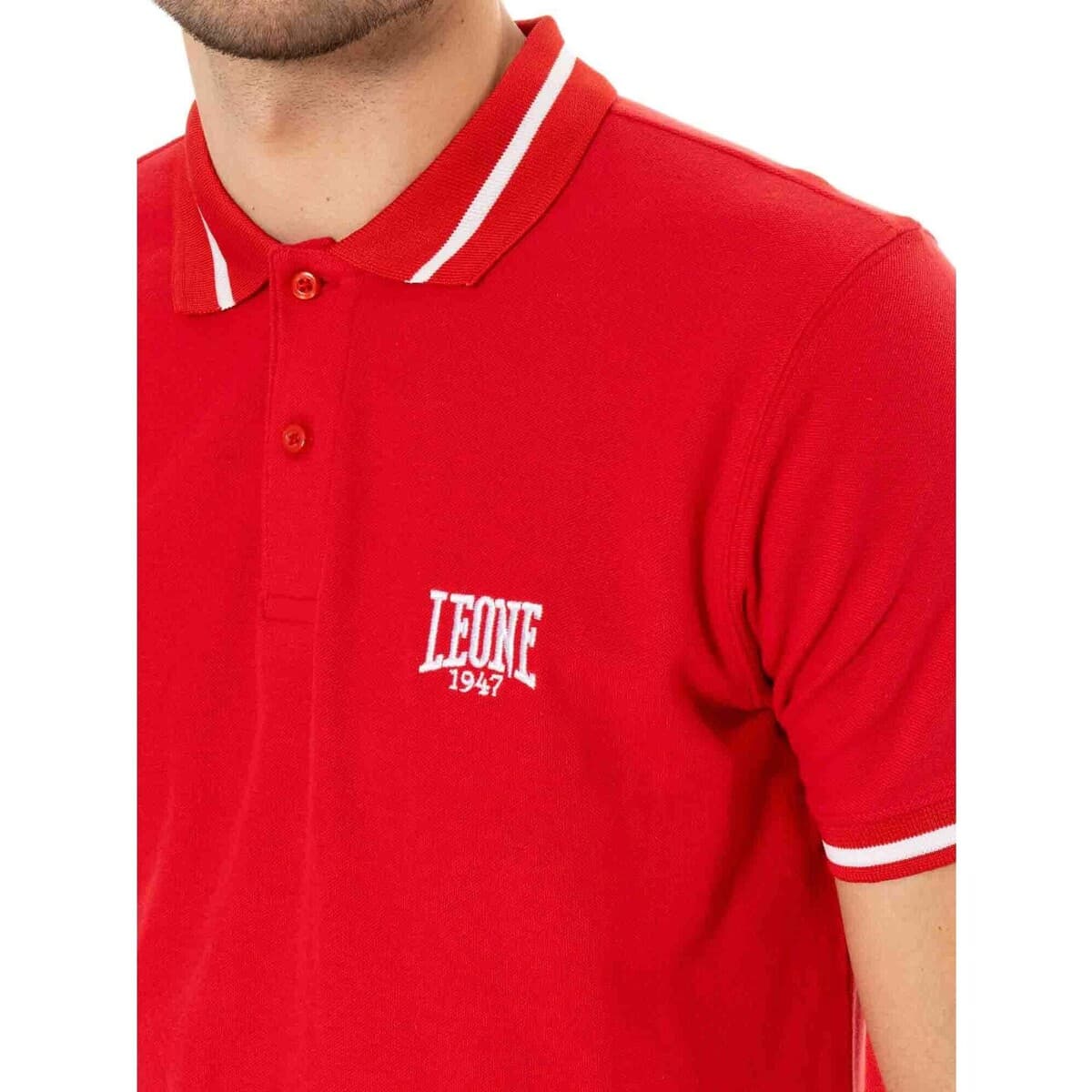 Men's Polo Shirts Leone 1947 Red