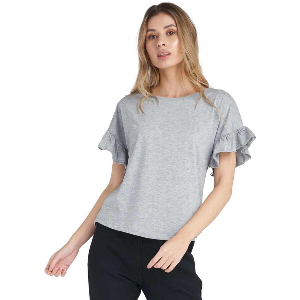 Women's T-Shirts Leone 1947 Gray