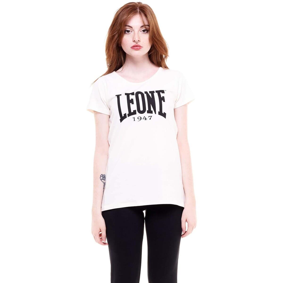 T-shirt με κοντά μανίκια Leone 1947 Woman T-Shirt Short Sleeves Basic 1947