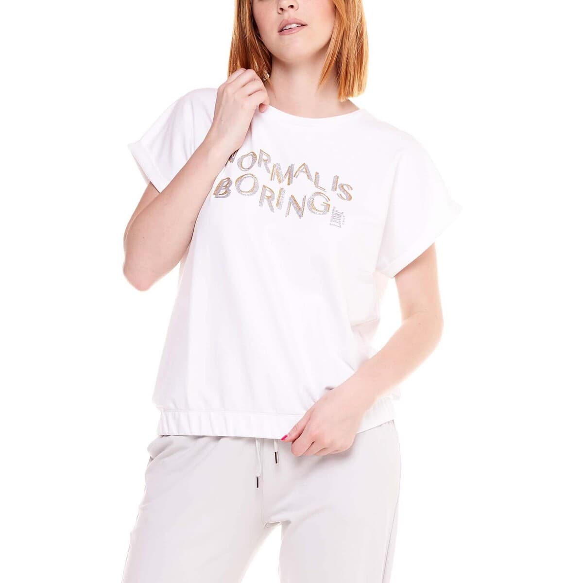 Women's T-Shirts Leone 1947 White