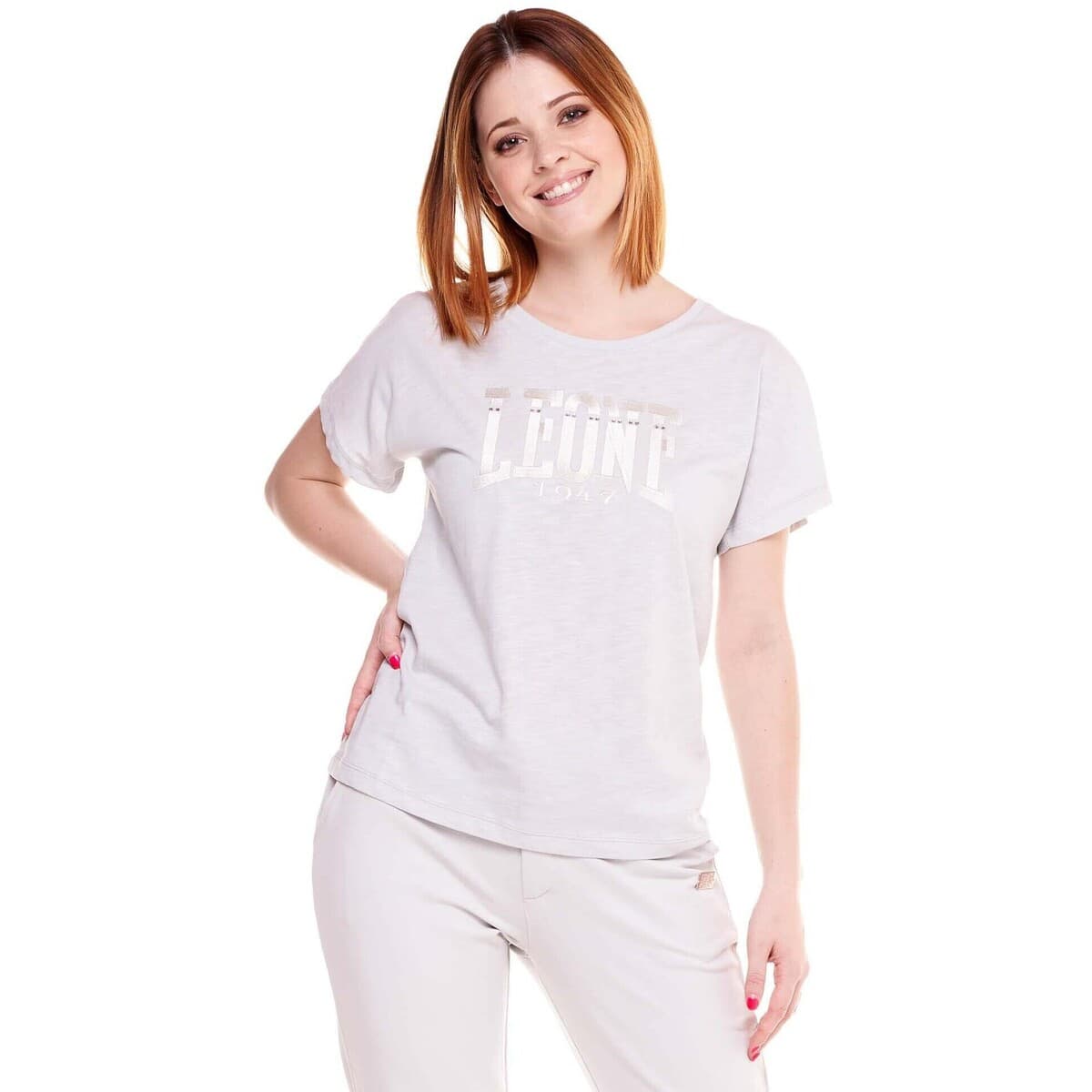 Women's T-Shirts Leone 1947 Gray