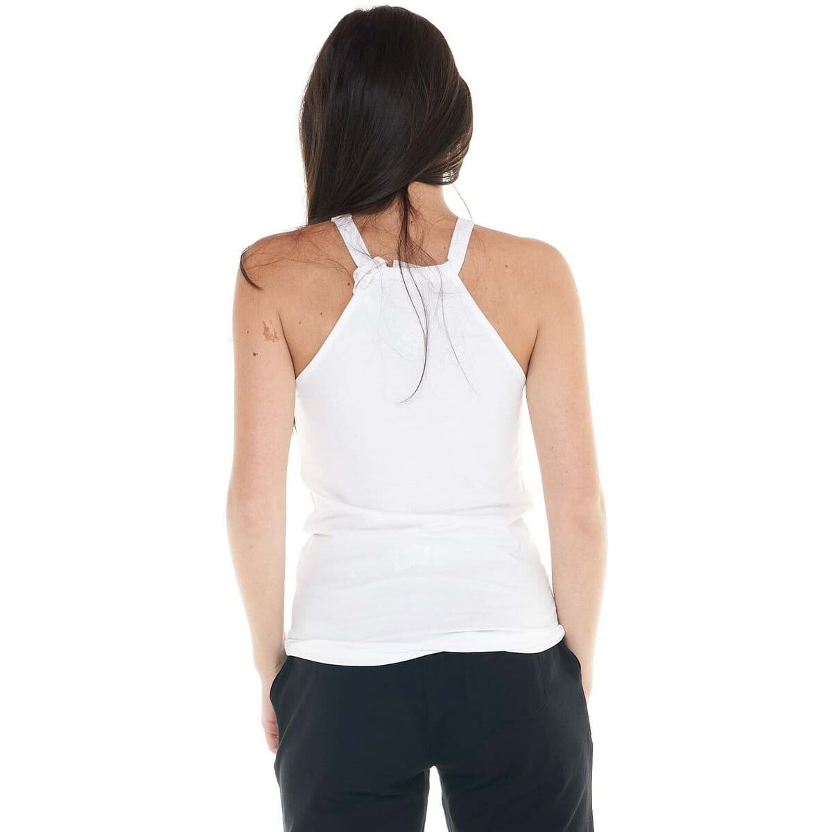 Women's Sleeveless Tops Leone 1947 White