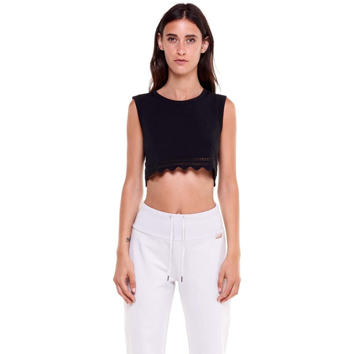 Women's Sleeveless Tops Leone 1947 Black