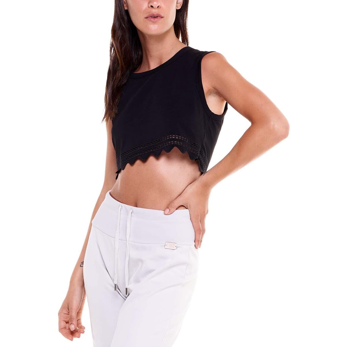 Women's Sleeveless Tops Leone 1947 Black